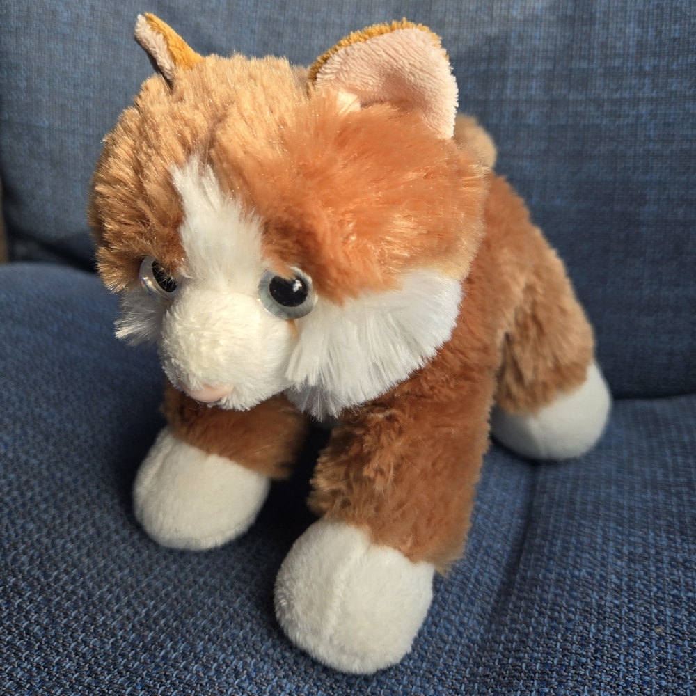 Aurora Mini Flopsie Sunshine Orange Cat 8" Stuffed Animal Plush Excellent!
